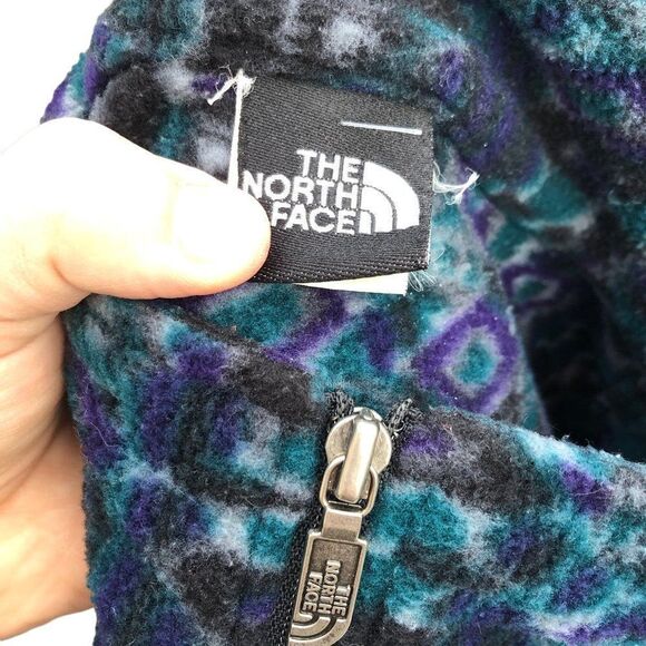 Vintage Y2K The North Face Fleece Pattern Jacket Large - Picture 13 of 16